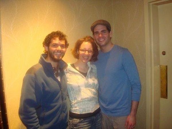 Andrew Keltz, Jessie Mueller and Ryan Reilly Photo