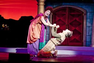 Ruth Williamson (Domina) and Larry Raben (Hysterium) @ BroadwayWorld Ruth Williamson (Domina) and Larry Raben (Hysterium) Photo