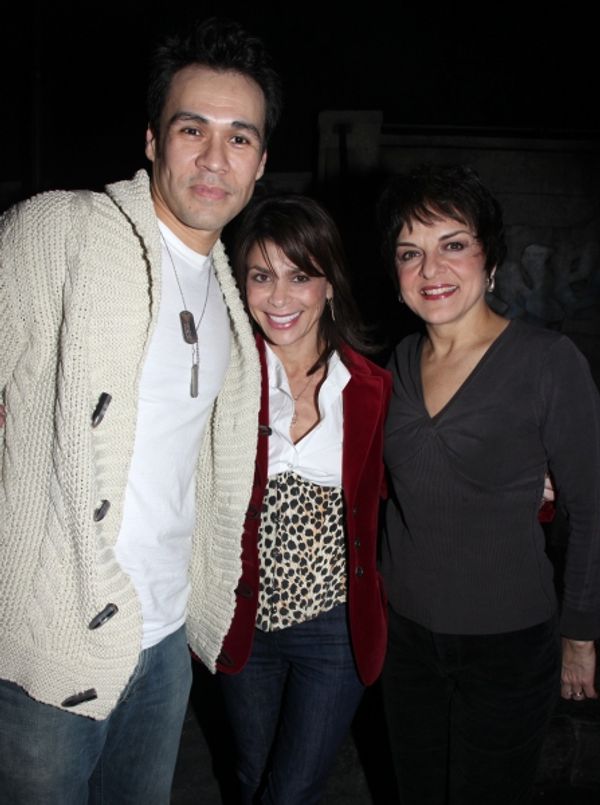 Michael Balderrama, Paula Abdul & Priscilla Lopez Photo