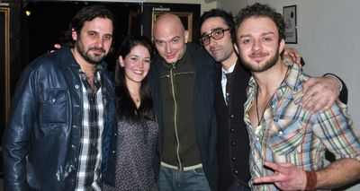 Derek Ahonen, Amoralists company member Meghan Ritchie, Broadway and TV star Michael  Photo