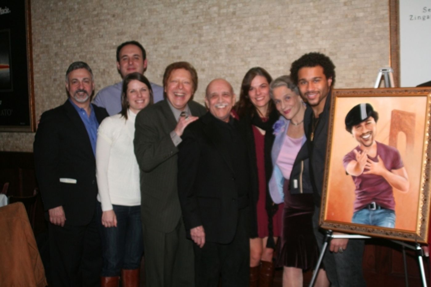 Photo Coverage: Corbin Bleu Portrait Unveiled at Tony's diNapoli  Image