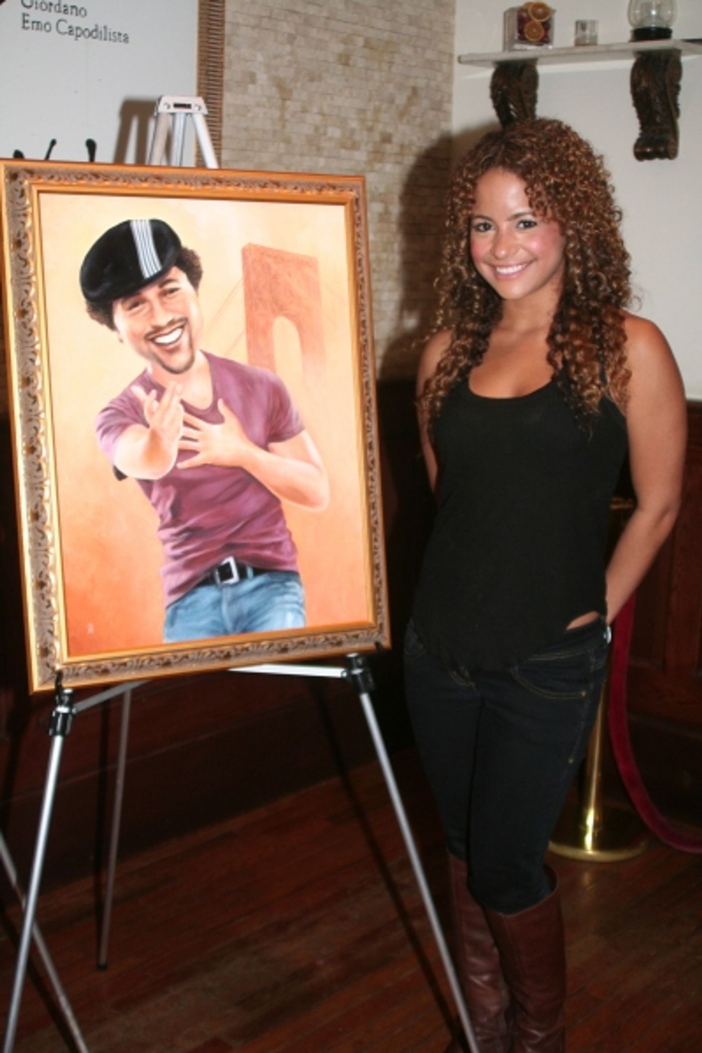 Photo Coverage: Corbin Bleu Portrait Unveiled at Tony's diNapoli  Image