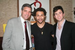 Bruce Dimpflmaier, Corbin Bleu and Jeremy Boros Photo