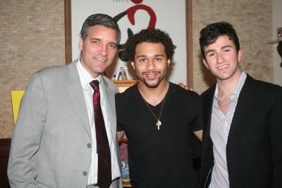 Bruce Dimpflmaier, Corbin Bleu and Jeremy Boros Photo