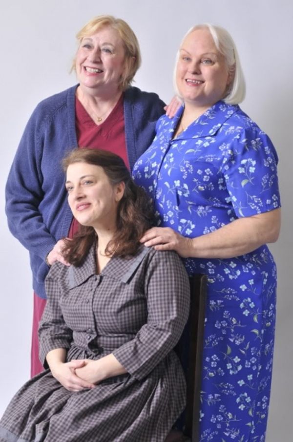 Jennifer Underwood as Grace Anne(left), Kathy Rose Center as Cornelia (right), and An Photo