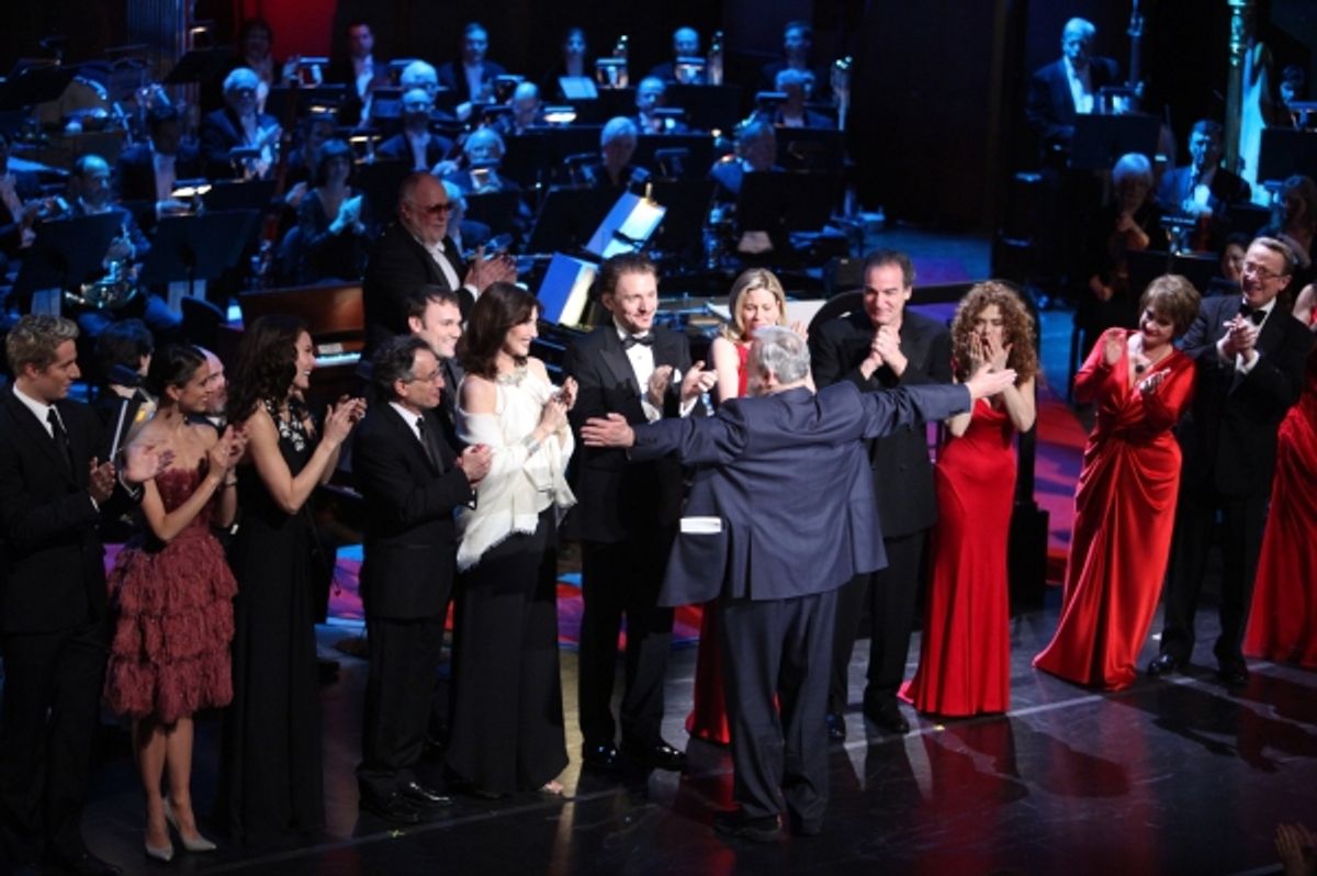 Birthday Wish to Sondheim with Laura Benanti, Chip Zien, Joanna Gleason, Jason Danieley, Marin Mazzie, Mandy Patinkin, Bernadette Peters, Paul Germignani, Patti LuPone, George Hearn at 