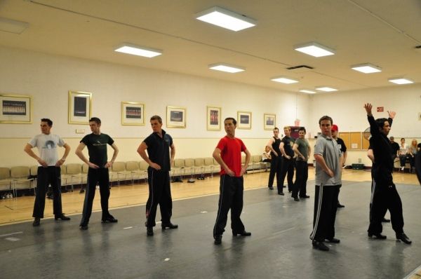 Padraic Moyles with Cast Members Photo