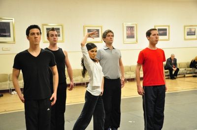 Rocio Montoya with Irish Troupe Dancers Photo