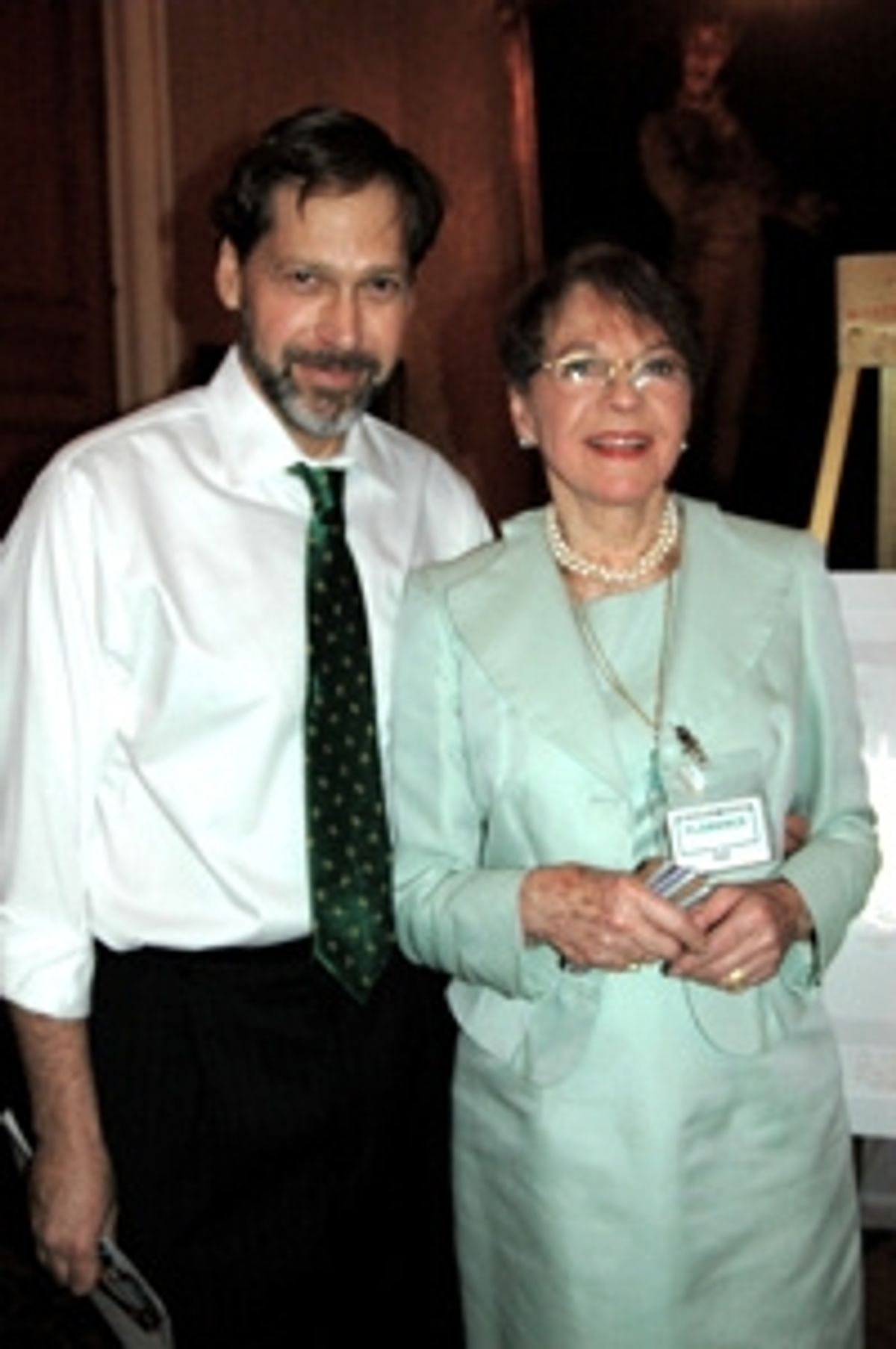 David Staller and his mom Florence Teuscher at 