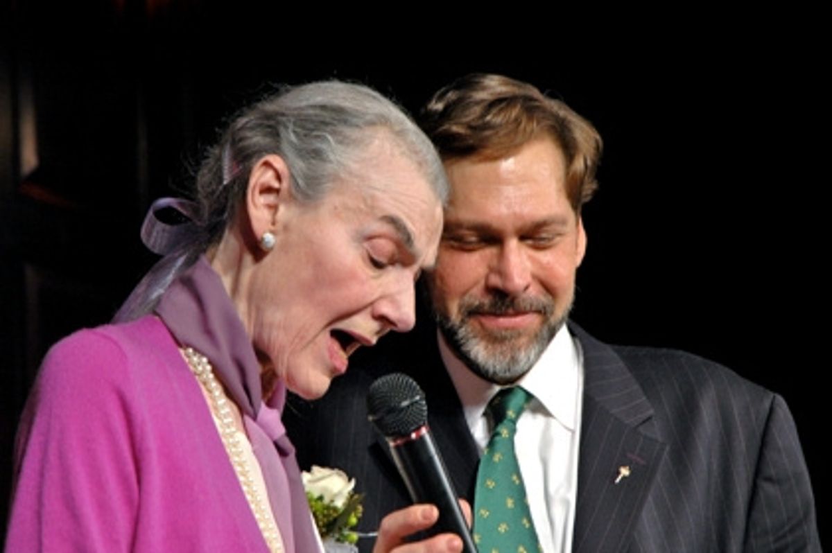 Marian Seldes and David Staller at 