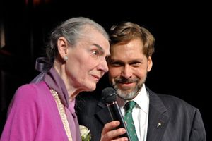 Marian Seldes and David Staller Photo