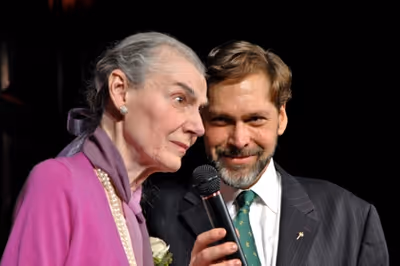 Marian Seldes and David Staller Photo