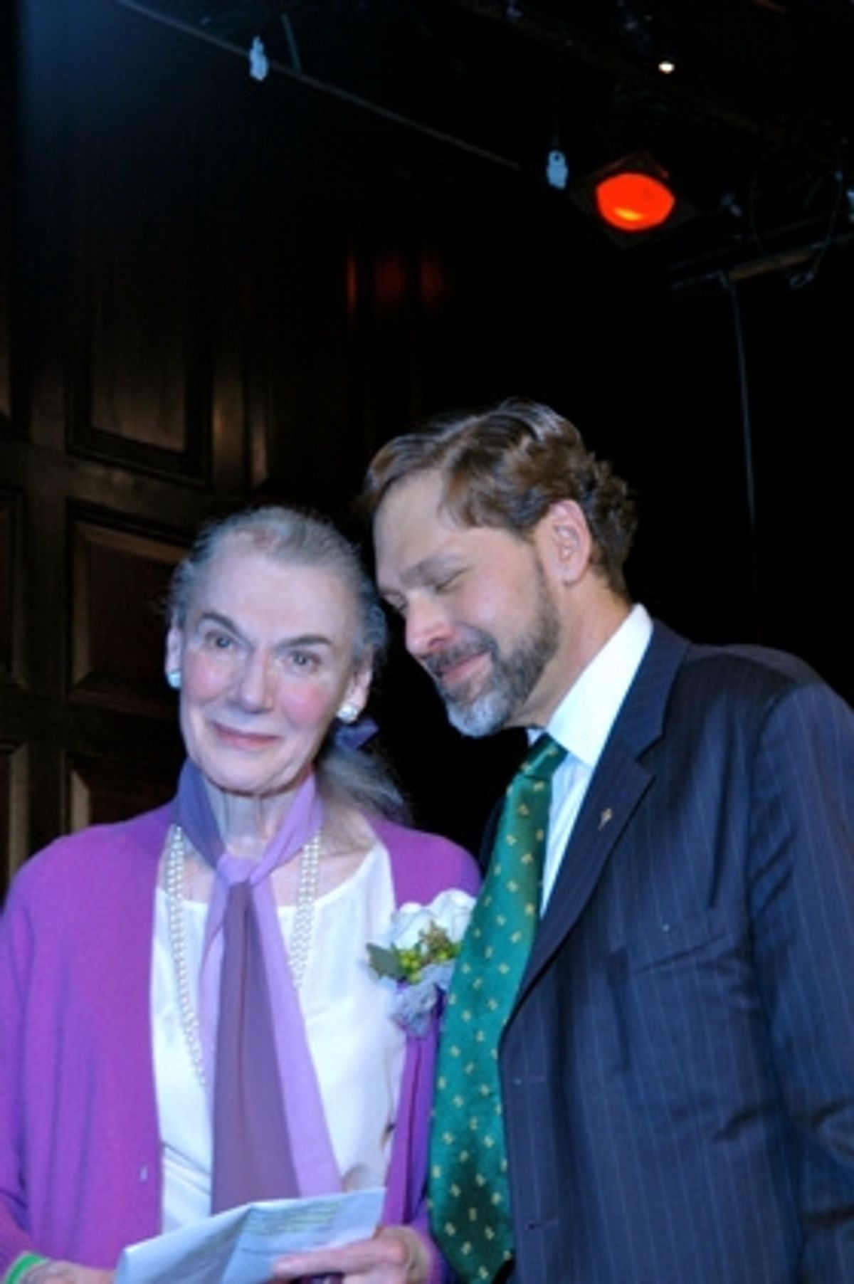 Marian Seldes and David Staller at 