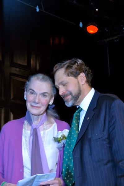 Marian Seldes and David Staller Photo