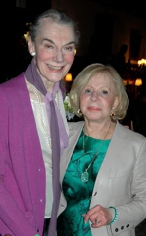 Marian Seldes and Anita Jaffe Photo