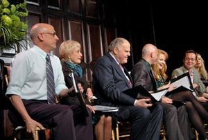Tom Viola, Jane Powell, George S. Irving, Michael Cerveris, Kate Baldwin, Michael Rie Photo
