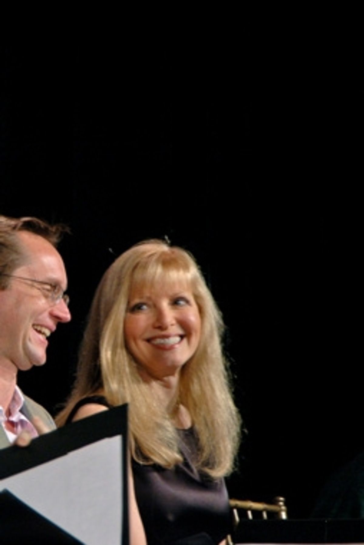 Michael Riedel and Diane Stilwell Weinberg at 