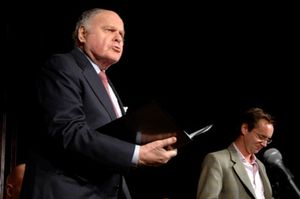 George S. Irving and Michael Riedel Photo