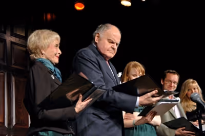 Jane Powell, George S. Irving, Kate Baldwin, Michael Riedel and Diane Stilwell Weinbe Photo