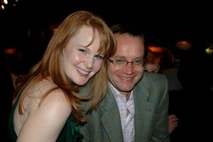 Kate Baldwin and Michael Riedel Photo