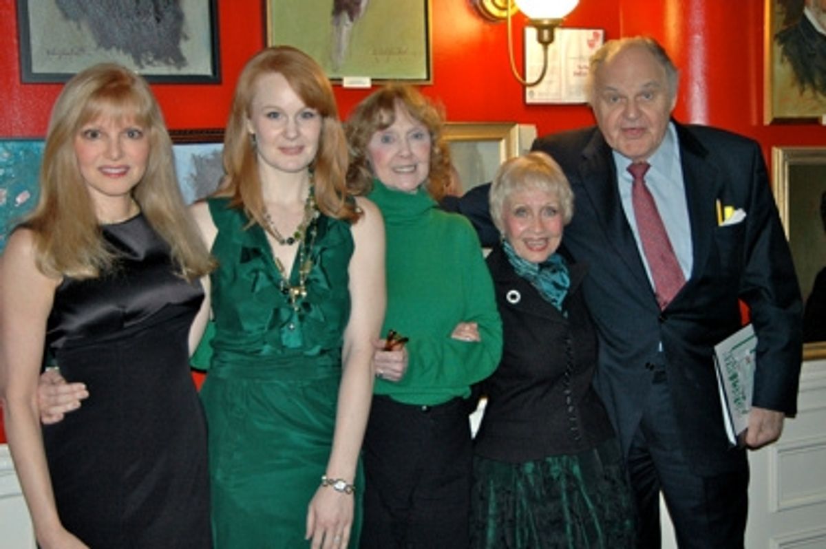 Diane Stilwell Weinberg, Kate Baldwin, Charlotte Moore , Jane Powell and George S. Irving at 