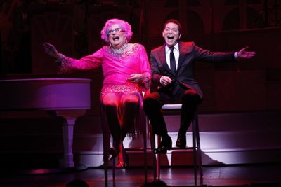 Dame Edna & Michael Feinstein Photo