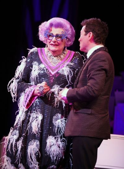 Dame Edna and Michael Feinstein Photo