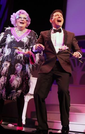 Dame Edna and Michael Feinstein Photo