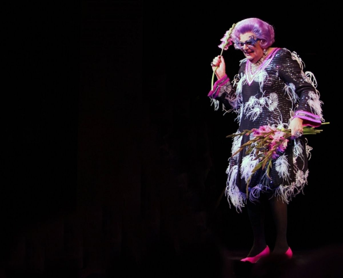 Dame Edna  at 