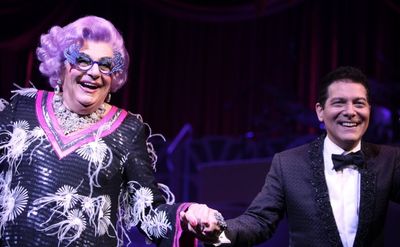 Dame Edna and Michael Feinstein Photo