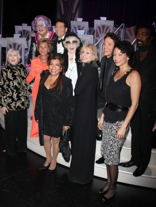 Dame Edna & Michael Feinstein with Judge Judy Sheindlin, Michael Feinstein, Valerie S Photo