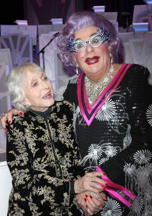 Celeste Holm and Dame Edna @ BroadwayWorld Celeste Holm and Dame Edna Photo