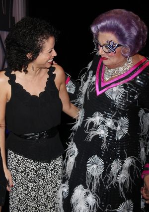 Dame Edna & Gloria Reuben Photo