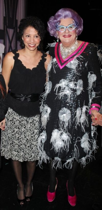 Dame Edna & Gloria Reuben Photo