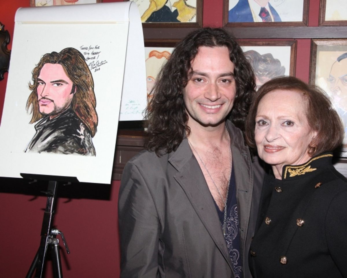 Constantine Maroulis and his proud mother! at 