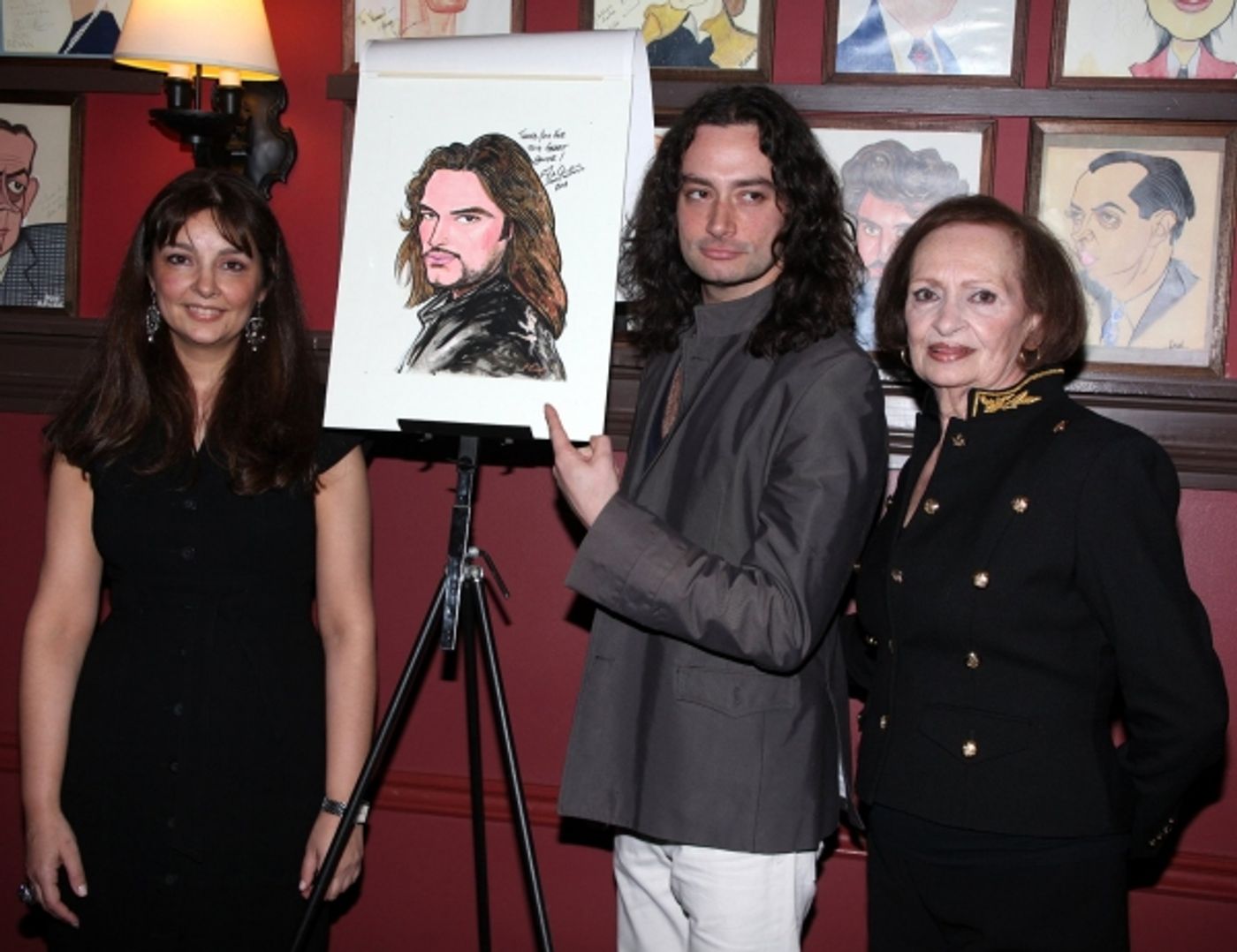 Photo Coverage: Constantine Maroulis Gets Sardi's Caricature  Image