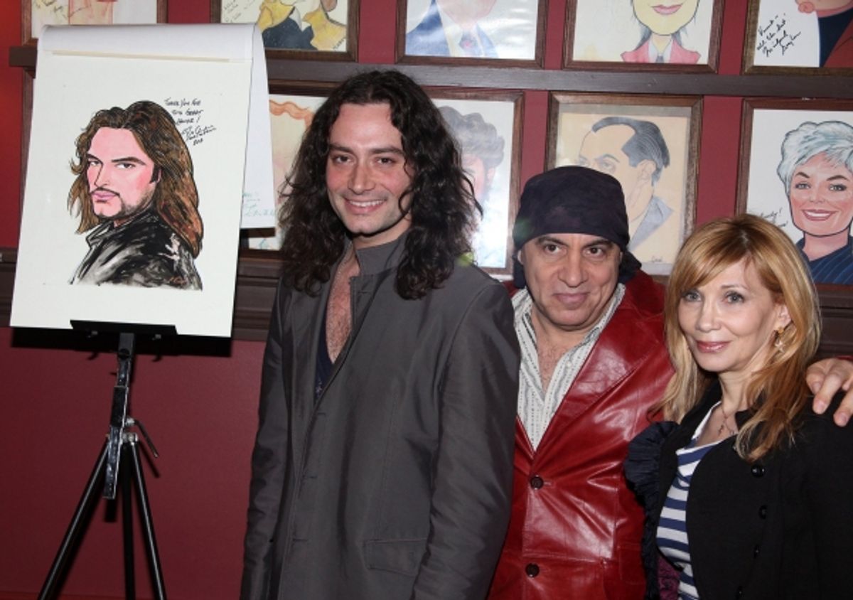 Constantine Maroulis, Steven Van Zandt and Maureen Van Zandt at 