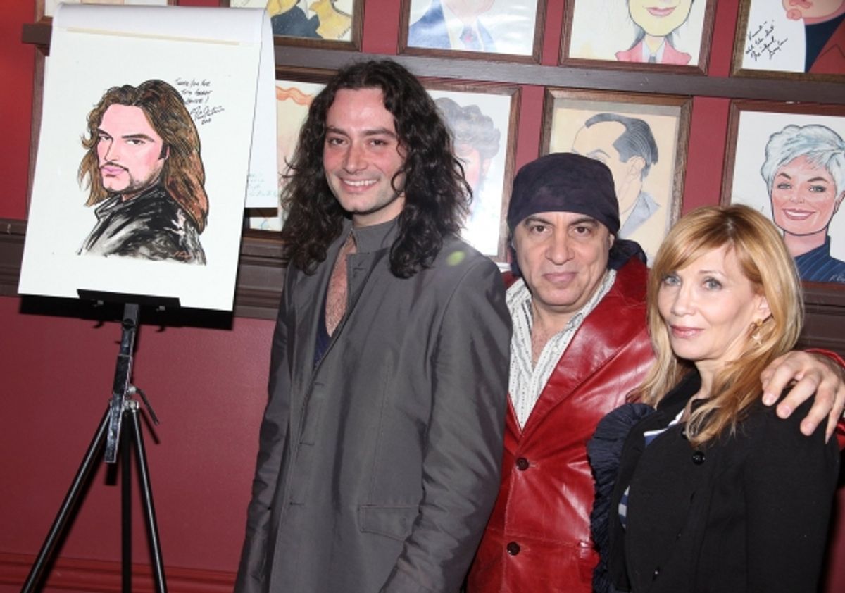 Constantine Maroulis, Steven Van Zandt and Maureen Van Zandt at 