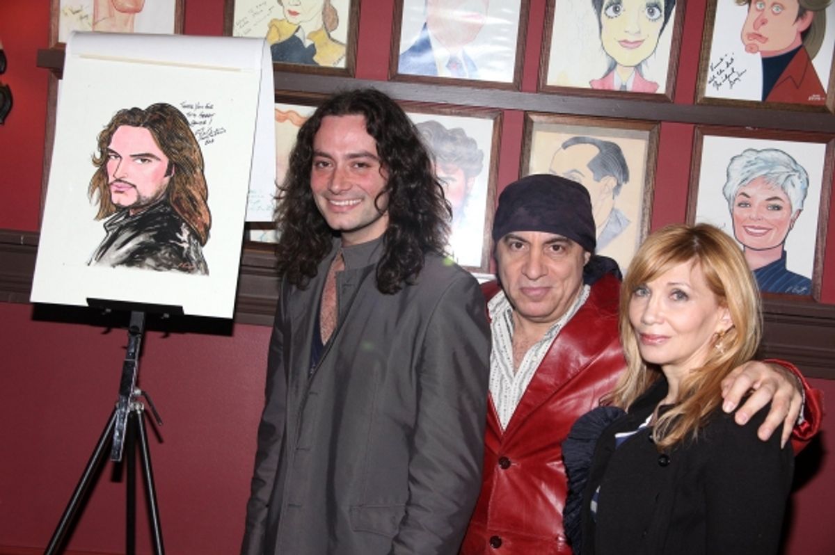 Constantine Maroulis, Steven Van Zandt and Maureen Van Zandt at 