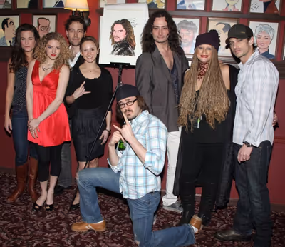 Constantine Maroulis and the proud cast of ROCK OF AGES! Photo