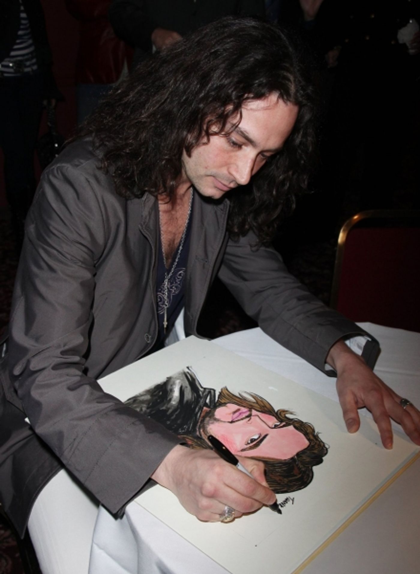 Photo Coverage: Constantine Maroulis Gets Sardi's Caricature  Image