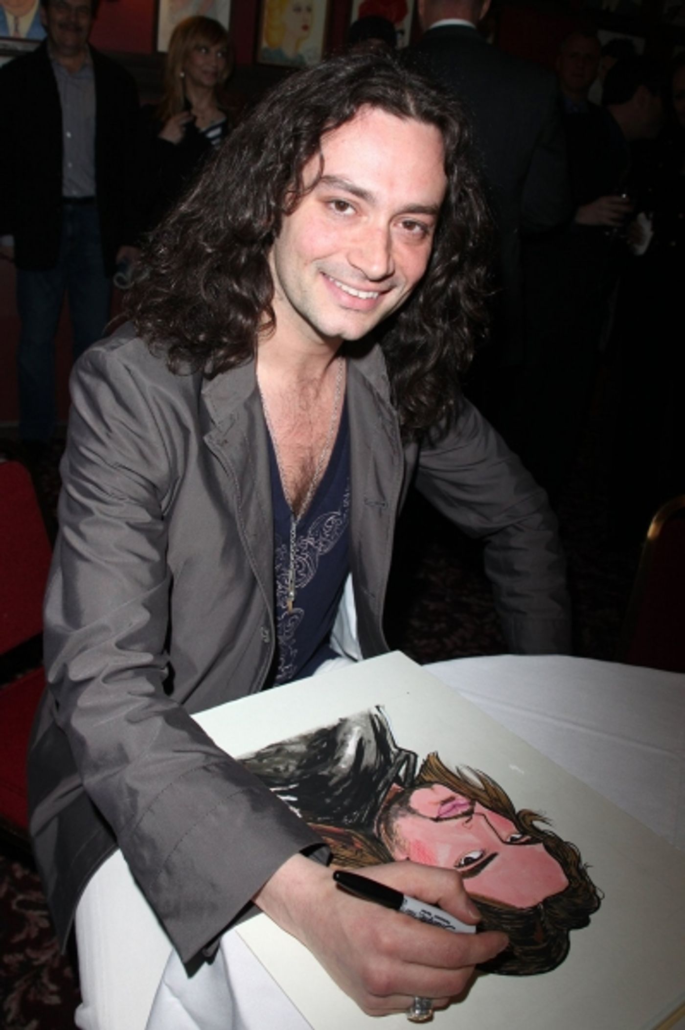 Photo Coverage: Constantine Maroulis Gets Sardi's Caricature  Image