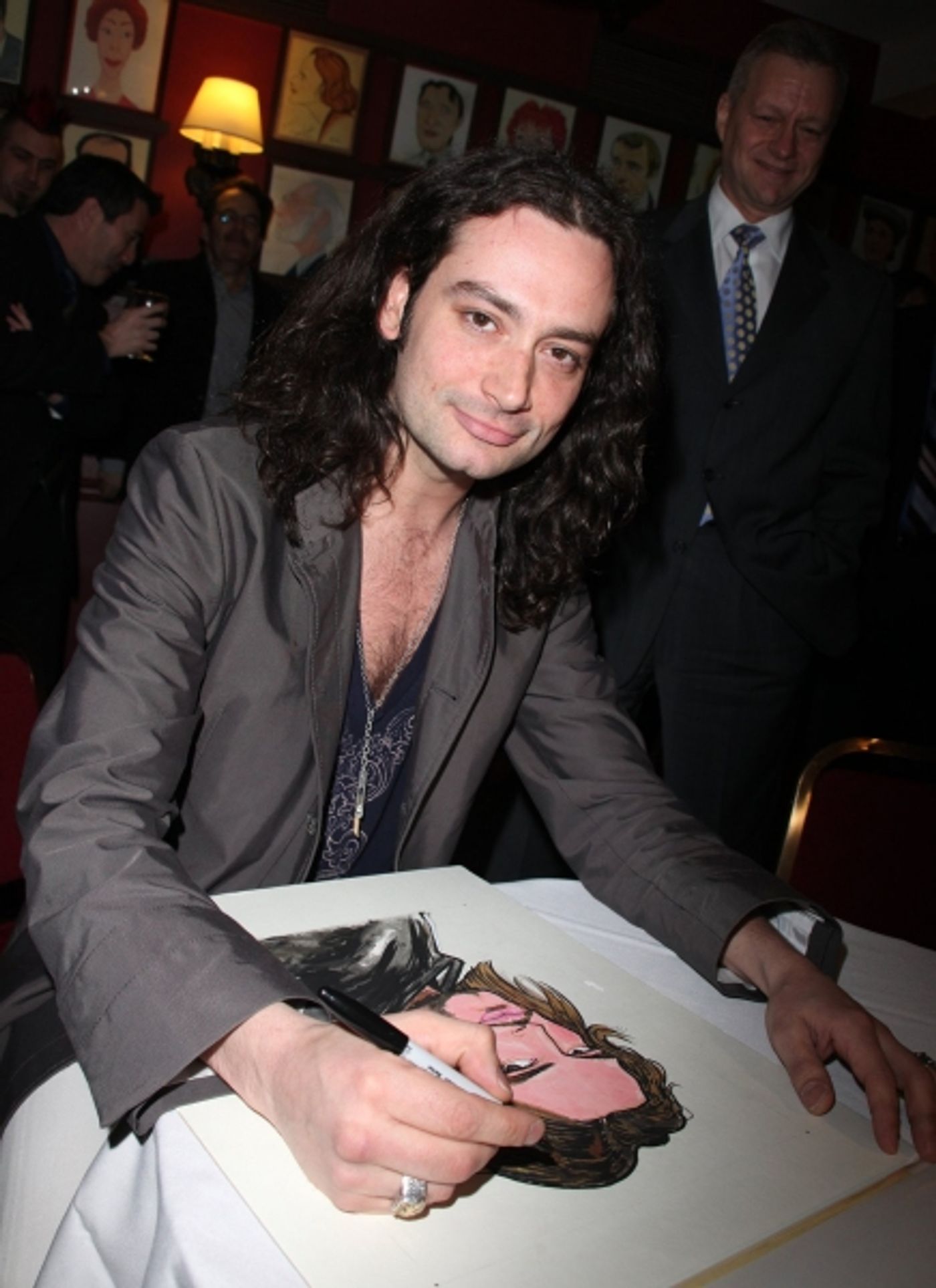Photo Coverage: Constantine Maroulis Gets Sardi's Caricature  Image