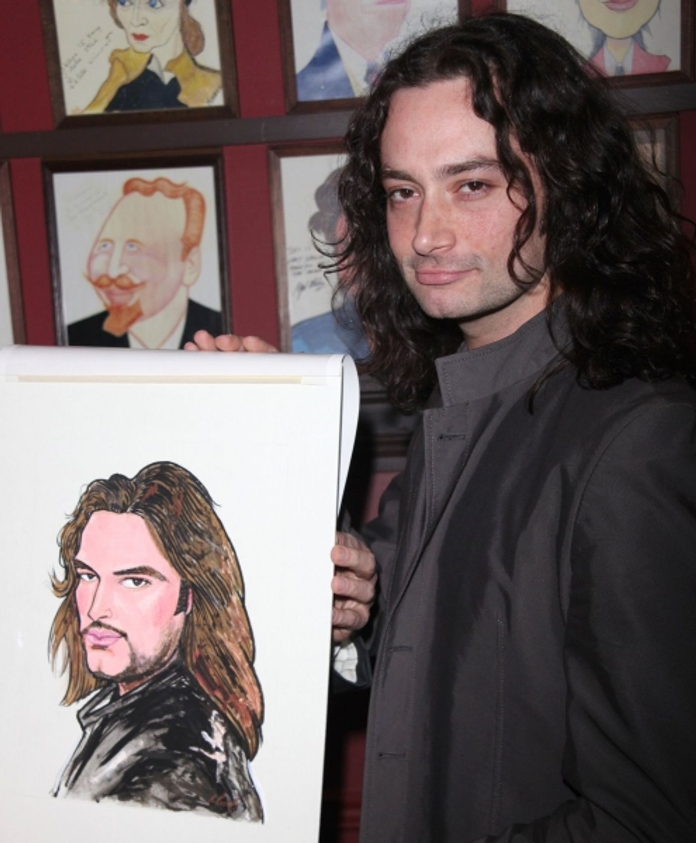 Photo Coverage: Constantine Maroulis Gets Sardi's Caricature  Image