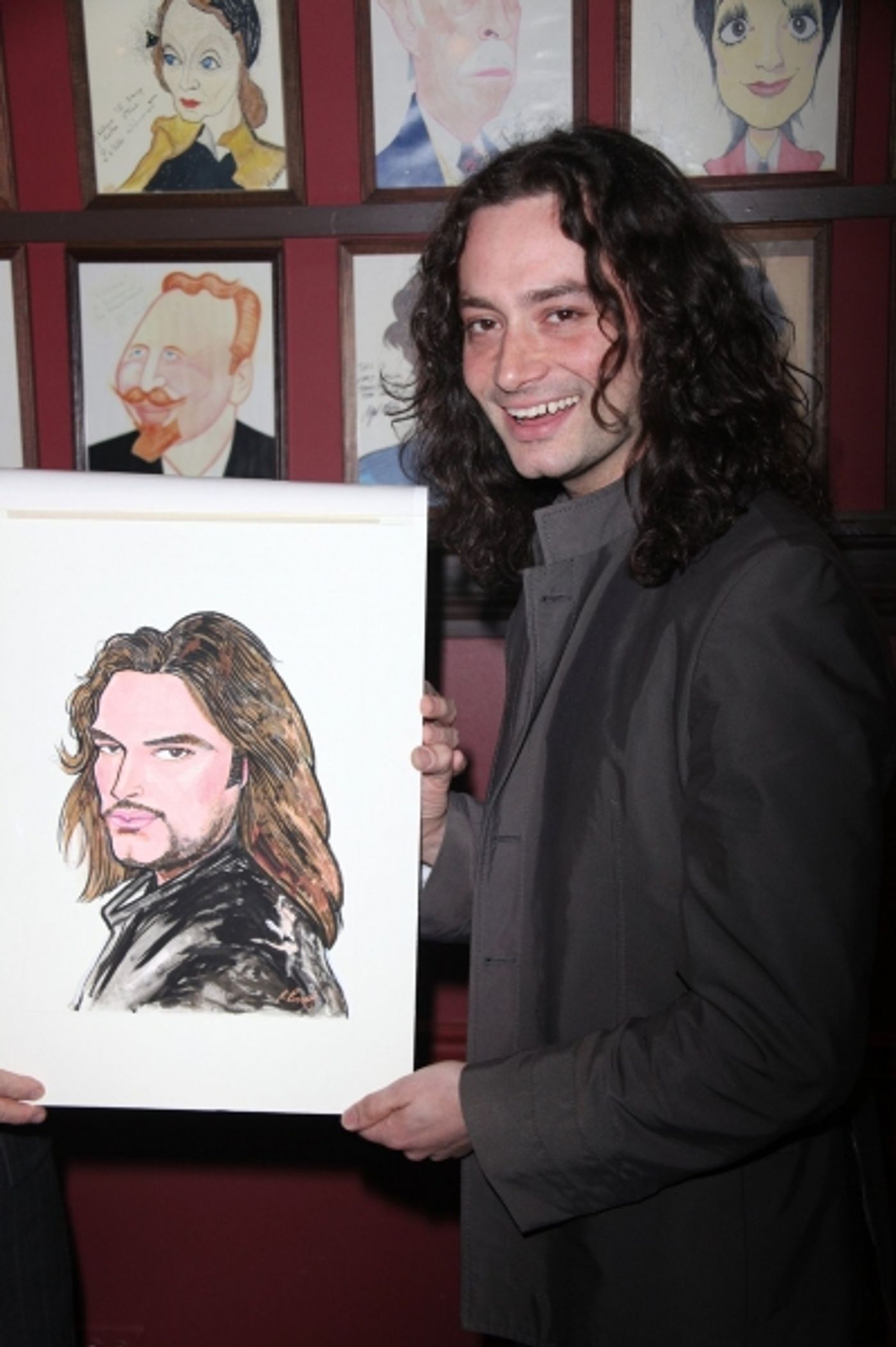 Photo Coverage: Constantine Maroulis Gets Sardi's Caricature  Image