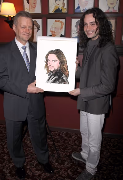 Max Klimavicius and Constantine Maroulis Photo