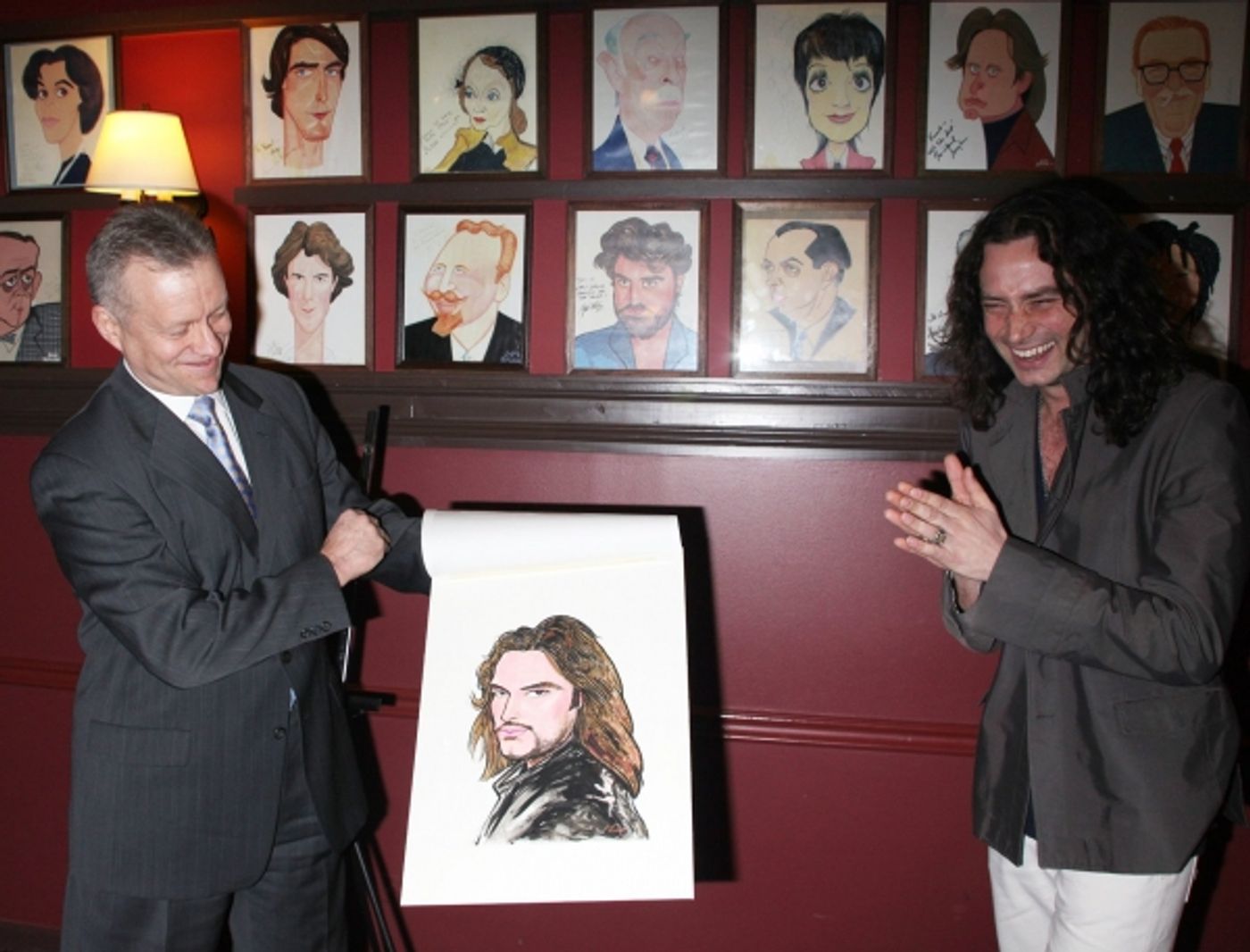 Photo Coverage: Constantine Maroulis Gets Sardi's Caricature  Image