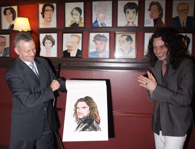 Max Klimavicius and Constantine Maroulis Photo