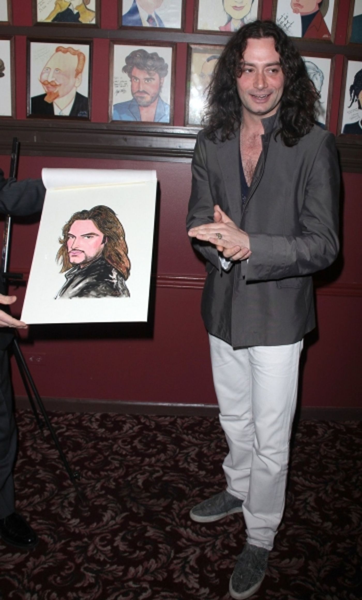 Photo Coverage: Constantine Maroulis Gets Sardi's Caricature  Image