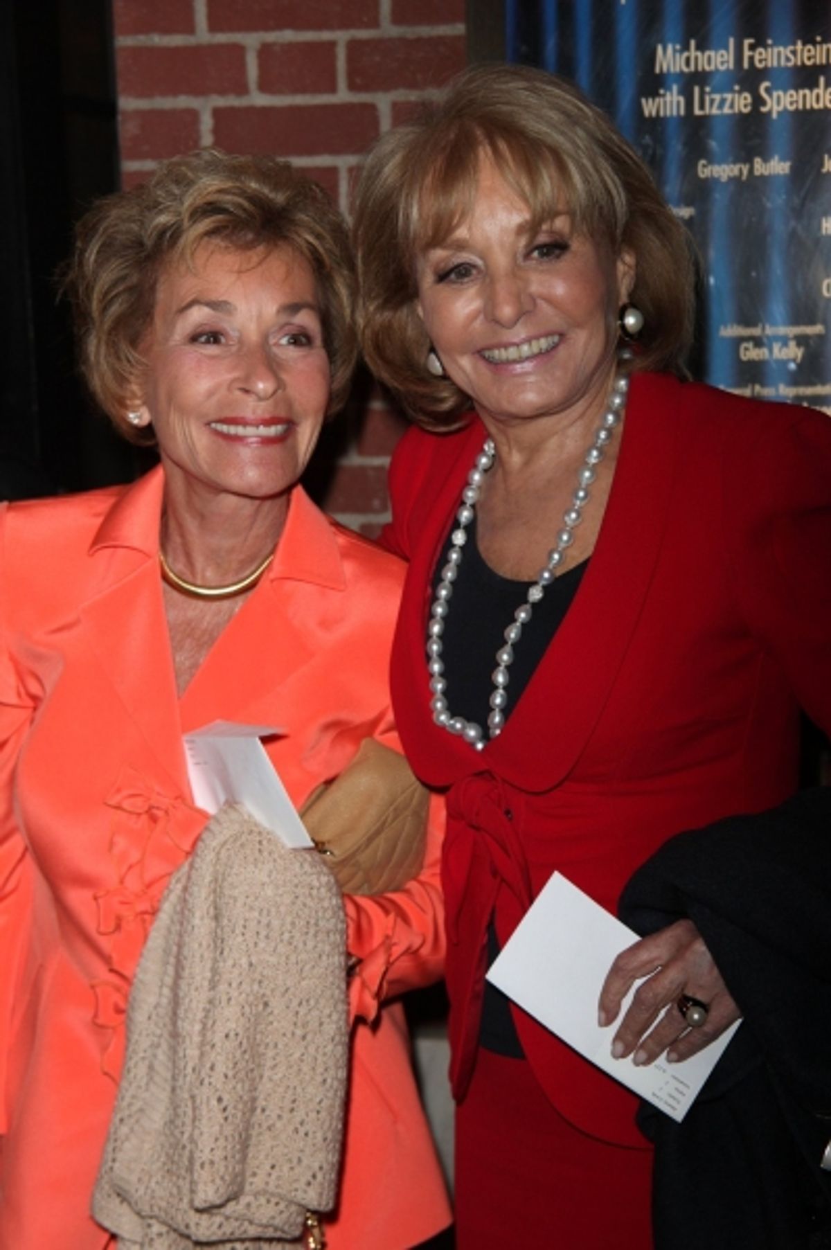 Judge Judy Sheindlin & Barbara Walters at 
